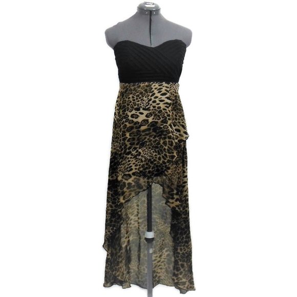 Love Culture Dresses & Skirts - Love Culture Sexy Leopard Print High Low Dress - S